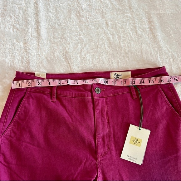 COSMIC BLUE LOVE size 32 Callie Bootcut Pant in Deep Pink NEW from Stitch Fix - Picture 10 of 12